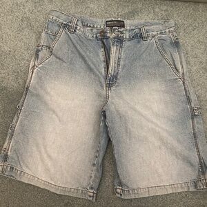 Mens 100 % Cotton Aeropostale Light Wash Denim Shorts